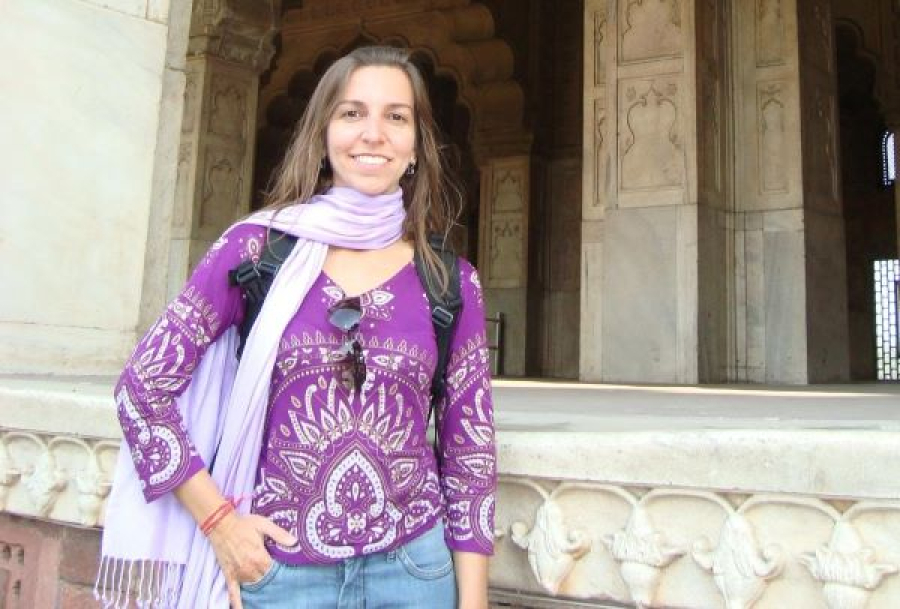 A  artista Erica Humpert 